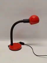 Vintage Veneta Lumi Italiaanse Bureaulamp - Rood/Zwart – foto 7 – kavel bij De Kringwinkel, Gent