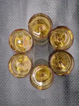 Set van 6 Vintage Luminarc Amber Glazen Coupes / Dessertglazen – foto 6 – kavel bij De Kringwinkel, Gent