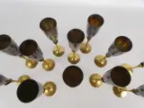 Claridge Brutalist Silverplate & Brass Flute Glasses (12 stuks) – foto 8 – kavel bij De Kringwinkel, Heverlee