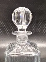 Set Vintage Kristallen Whisky karaffen met Bolsluiting – foto 4 – kavel bij De Kringwinkel, Gent