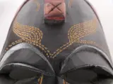 Set van 5 Afrikaanse houten maskers en houder(1992) – foto 3 – kavel bij De Kringwinkel, Heverlee