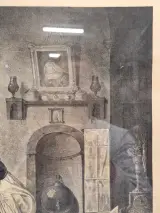 19e-eeuwse lithografie ‘Goldschmieds Töchterlein’ naar Wilhelm Nerenz - ingelijst – foto 8 – kavel bij De Kringwinkel, Gent