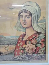 Reproductie van toeristische affiche ‘Wenduine an der See’ naar Léon Belloguet – foto 6 – kavel bij De Kringwinkel, Gent