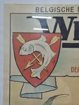 Reproductie van toeristische affiche ‘Wenduine an der See’ naar Léon Belloguet – foto 10 – kavel bij De Kringwinkel, Gent