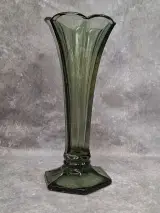 Set van twee Art Deco vazen "Americain" uit Luxval collectie van Val Saint Lambert - Jaren 1930 – foto 4 – kavel bij De Kringwinkel, Gent