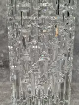 Vintage Bohemia Crystal vaas met geometrisch relief – foto 4 – kavel bij De Kringwinkel, Gent