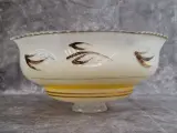 Set van 3 opaline glazen lampenkappen met gouden korenaar-decor – foto 4 – kavel bij De Kringwinkel, Gent