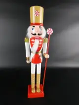 Set van drie decoratieve houten kerst-notenkrakers – foto 3 – kavel bij De Kringwinkel, Heverlee