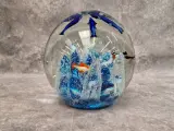 Glazen presse-papier met dolfijnen en onderwater tafereel - Murano-stijl – foto 2 – kavel bij De Kringwinkel, Gent