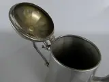 Vintage metalen koffiekan met deksel – foto 3 – kavel bij De Kringwinkel, Diest