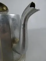 Vintage metalen koffiekan met deksel – foto 5 – kavel bij De Kringwinkel, Diest