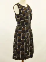 Natan Edition 5 - elegante mouwloze jurk met grafische print – foto 5 – kavel bij De Kringwinkel, Antwerpen