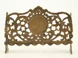Antieke messing Chanoekalamp - Judaica - Mozes & Aäron - Praag/Bohemen - vermoedelijk 19e eeuw – foto 9 – kavel bij De Kringwinkel, Antwerpen