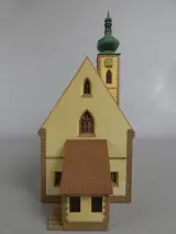 Modelkerk van Faller met gedetailleerde ramen – foto 4 – kavel bij De Kringwinkel, Diest