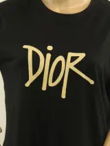 Zwart Dior t-shirt - maat: L – foto 2 – kavel bij De Kringwinkel, Antwerpen