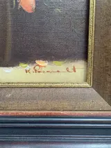 Stilleven met Rozen – Gesigneerd R. Pasanault – foto 2 – kavel bij De Kringwinkel, Gent