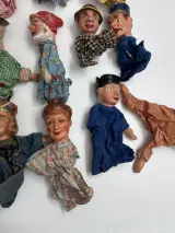 Partij Vintage Handpoppen (Gips) – Antiek Poppenkast – foto 4 – kavel bij De Kringwinkel, Gent