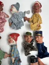 Partij Vintage Handpoppen (Gips) – Antiek Poppenkast – foto 8 – kavel bij De Kringwinkel, Gent