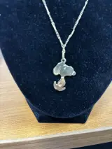 18 Karaat Gouden Ketting met Snoopy Hanger – 5 gram – foto 4 – kavel bij De Kringwinkel, Sint-Niklaas