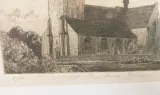 Lot van 2 ingelijste originele etsen van Oud-Turnhout en Corsendonck – foto 3 – kavel bij De Kringwinkel, Turnhout