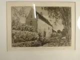 Lot van 2 ingelijste originele etsen van Oud-Turnhout en Corsendonck – foto 7 – kavel bij De Kringwinkel, Turnhout