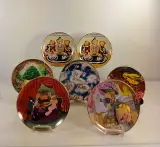 Lot van 7 Franklin Mint porseleinen verzamelborden – kavel bij De Kringwinkel, Turnhout