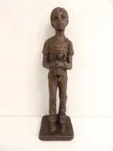 "A Boy and His Dog" beeld - Leonardo Art Works Inc. (1967) – foto 2 – kavel bij De Kringwinkel, Leopoldsburg