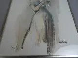 Ingelijste kunstprint / litho - genummerd en gesigneerd "Sadeleer" – foto 3 – kavel bij De Kringwinkel, Diest