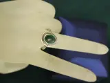 Zilveren ring met malachiet – foto 3 – kavel bij De Kringwinkel, Antwerpen
