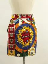 Moschino Jeans kleurrijk jeansrokje met cartoonachtige casinoprint – foto 5 – kavel bij De Kringwinkel, Antwerpen