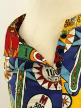Moschino Jeans kleurrijk jeansrokje met cartoonachtige casinoprint – foto 9 – kavel bij De Kringwinkel, Antwerpen