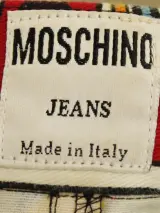 Moschino Jeans kleurrijk jeansrokje met cartoonachtige casinoprint – foto 10 – kavel bij De Kringwinkel, Antwerpen