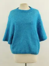 CKS gebreide damestrui in helderblauw Size S – foto 2 – kavel bij De Kringwinkel, Antwerpen