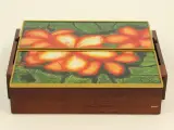 Vintage sieradendoos met bloemmotief – foto 3 – kavel bij De Kringwinkel, Antwerpen