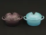 Le Creuset set van 7 cocottes en 2 tasjes – foto 9 – kavel bij De Kringwinkel, Antwerpen