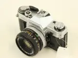 Canon AE-1 + 50 mm Canon s.c. 1:1.8 lens – foto 4 – kavel bij De Kringwinkel, Antwerpen