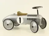 Goki metalen loopauto / retro racewagen – zilverkleurig – foto 2 – kavel bij De Kringwinkel, Antwerpen