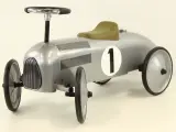 Goki metalen loopauto / retro racewagen – zilverkleurig – foto 3 – kavel bij De Kringwinkel, Antwerpen