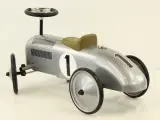 Goki metalen loopauto / retro racewagen – zilverkleurig – foto 4 – kavel bij De Kringwinkel, Antwerpen