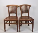 Set van vier koloniale houten stoelen uit Indonesië – foto 6 – kavel bij De Kringwinkel, Turnhout