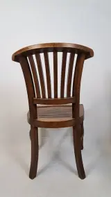 Set van vier koloniale houten stoelen uit Indonesië – foto 10 – kavel bij De Kringwinkel, Turnhout