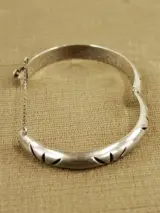 Vintage Mexicaanse sterling zilveren armband Taxco – foto 3 – kavel bij De Kringwinkel, Antwerpen