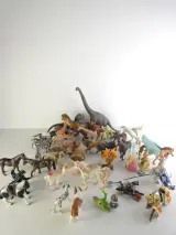 Set Schleich dieren- en fantasiefiguren plastic speelgoed – kavel bij De Kringwinkel, Heverlee