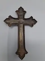 Antiek messing wandkruis – foto 4 – kavel bij De Kringwinkel, Waardamme