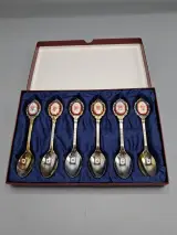 Set verzilverde theelepels – kavel bij De Kringwinkel, Waardamme