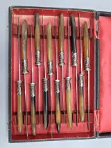 Vintage tafelmessenset Gembloux – foto 2 – kavel bij De Kringwinkel, Waardamme
