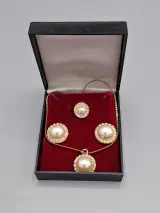 Vintage sieradenset: 18K gold plated – kavel bij De Kringwinkel, Waardamme