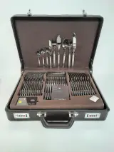 Luxe Keukenset: Novaline "Authentic Master Cooking" Messenset & 12-Persoons Bestekset in Koffers (Nieuwstaat) – foto 5 – kavel bij De Kringwinkel, Waardamme
