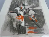 Kunstwerk expressionistische kleurenlitho Roswitha Lüder – foto 3 – kavel bij De Kringwinkel, Diest