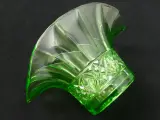 Groen kristallen uranium vintage kom uit Tsjechoslowakije – foto 4 – kavel bij De Kringwinkel, Diest